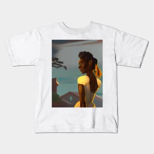 Illustration of pele Kids T-Shirt